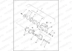 FRONT BRAKE CALIPER (2 OF 2)