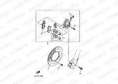 FRONT BRAKE CALIPER