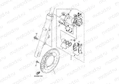 FRONT BRAKE CALIPER
