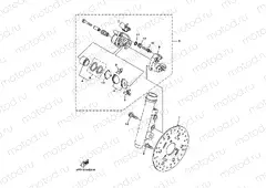 FRONT BRAKE CALIPER