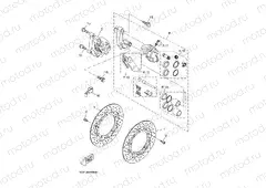 FRONT BRAKE CALIPER