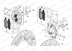 Front brake caliper