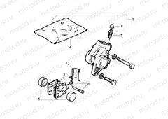 Front brake caliper