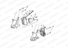 Front brake caliper