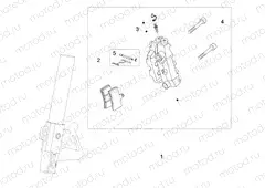 Front brake caliper