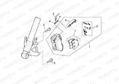 Front brake caliper