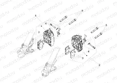 Front brake caliper
