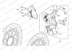 Front brake caliper
