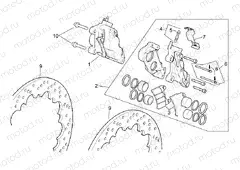 Front brake caliper