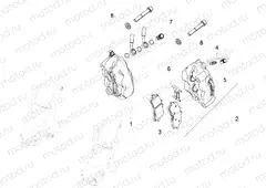 Front brake caliper