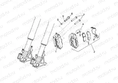 Front brake caliper