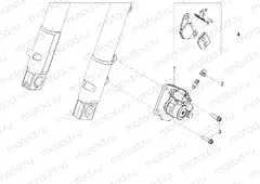 Front brake caliper