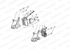 Front brake caliper