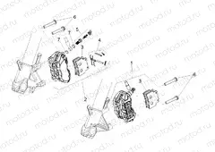 Front brake caliper