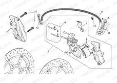 Front brake caliper