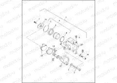 FRONT BRAKE CALIPER