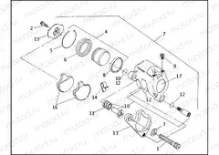 FRONT BRAKE CALIPER