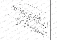 FRONT BRAKE CALIPER