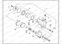 FRONT BRAKE CALIPER