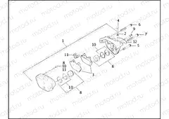 FRONT BRAKE CALIPER