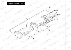 FRONT BRAKE CALIPER