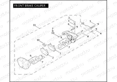 FRONT BRAKE CALIPER