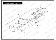 FRONT BRAKE CALIPER