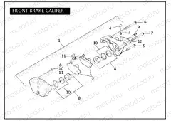 FRONT BRAKE CALIPER