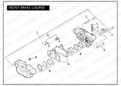 FRONT BRAKE CALIPER