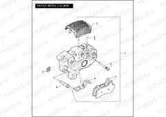 FRONT BRAKE CALIPER