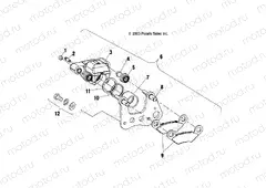 FRONT BRAKE CALIPER - A04JD32AA (4977487748C05) | FRONT BRAKE CALIPER - A04JD32AA (4977487748C05)