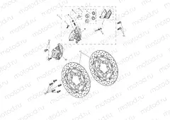 Front Brake Caliper & Disc