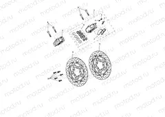 Front Brake Caliper & Disc