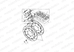 Front Brake Caliper & Discs