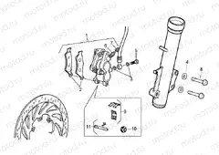 Front brake caliper II