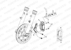Front brake caliper III