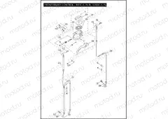 FRONT BRAKE CONTROL - 883C/L/N/R, 1200C/L/N/X