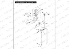 FRONT BRAKE CONTROL - XR1200