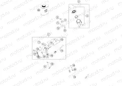 FRONT BRAKE CONTROL|Frame|13