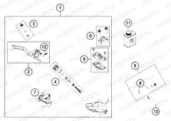 FRONT BRAKE CONTROL|Frame|13