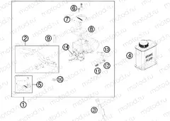 FRONT BRAKE CONTROL|Frame|13