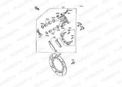 Front Brake(-EX250F-001647)