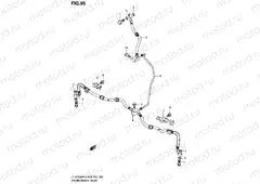 FRONT BRAKE LINE
