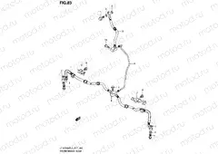 FRONT BRAKE LINE
