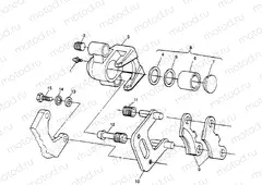 FRONT BRAKE Magnum 2X4 W967544 (4936033603B004) | FRONT BRAKE Magnum 2X4 W967544 (4936033603B004)