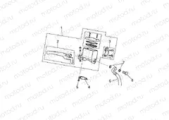 Front brake master cyl. I