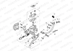 Front Brake Master Cylinder & Ho