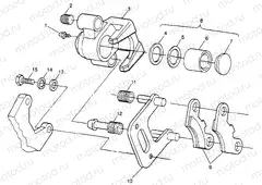 FRONT BRAKE - N98AE50D (4946394639b009) | FRONT BRAKE - N98AE50D (4946394639b009)