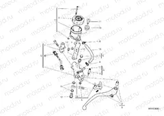 FRONT BRAKE PUMP [MOD:HYM 950]