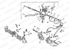 FRONT BRAKE SYSTEM DOUBLE DISC » BRAKING SYSTEM